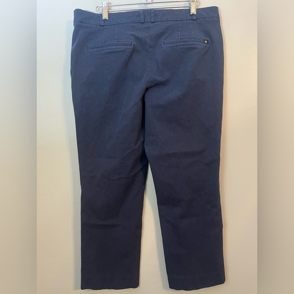 Banana Republic Women's Slim Straight Cropped Pant Isola Nights Navy Size 10 - Picture 4 of 14
